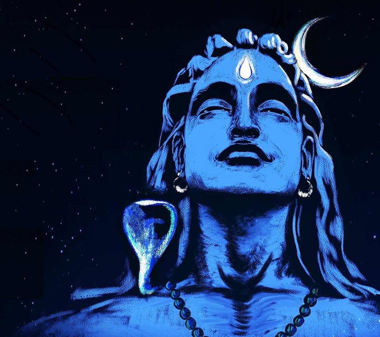 Black Lord Shiva Mobile HD Wallpaper Download