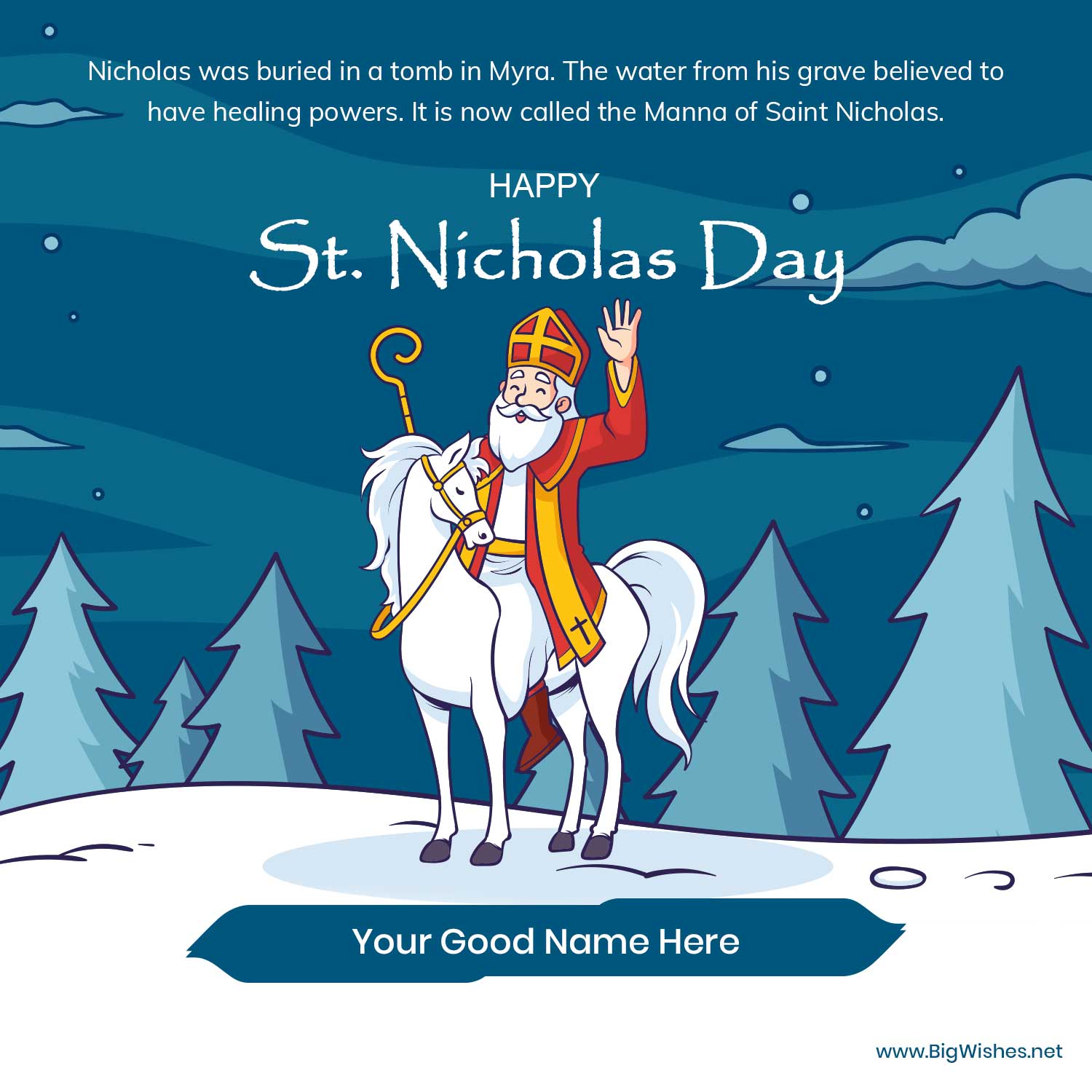 Feast of St Nicholas Day 2023 Cards