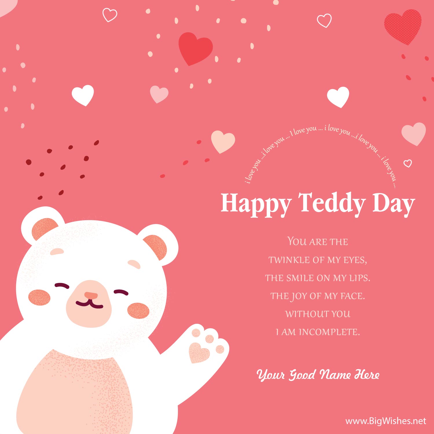 Happy Teddy Day Wishes Image