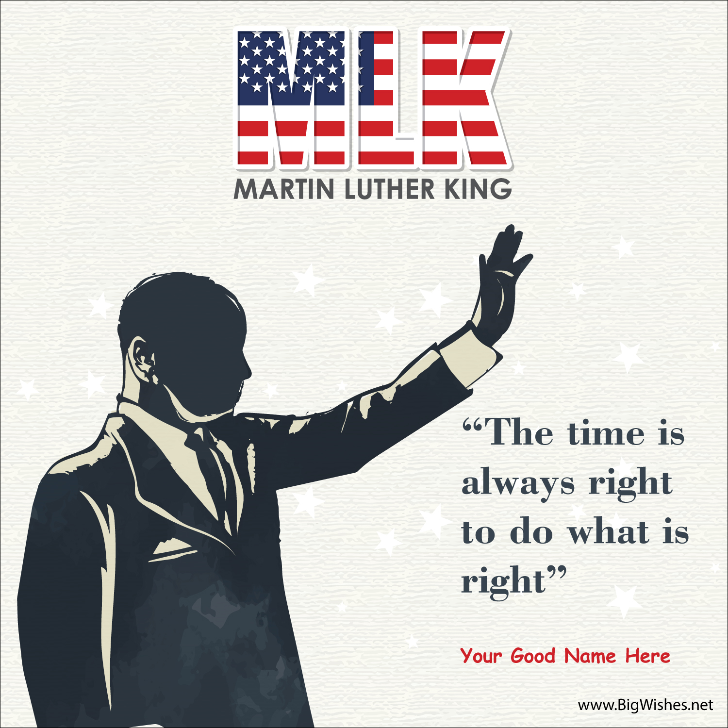 MLK 2024 Day Martin Luther King Jr. Day Image with Quote