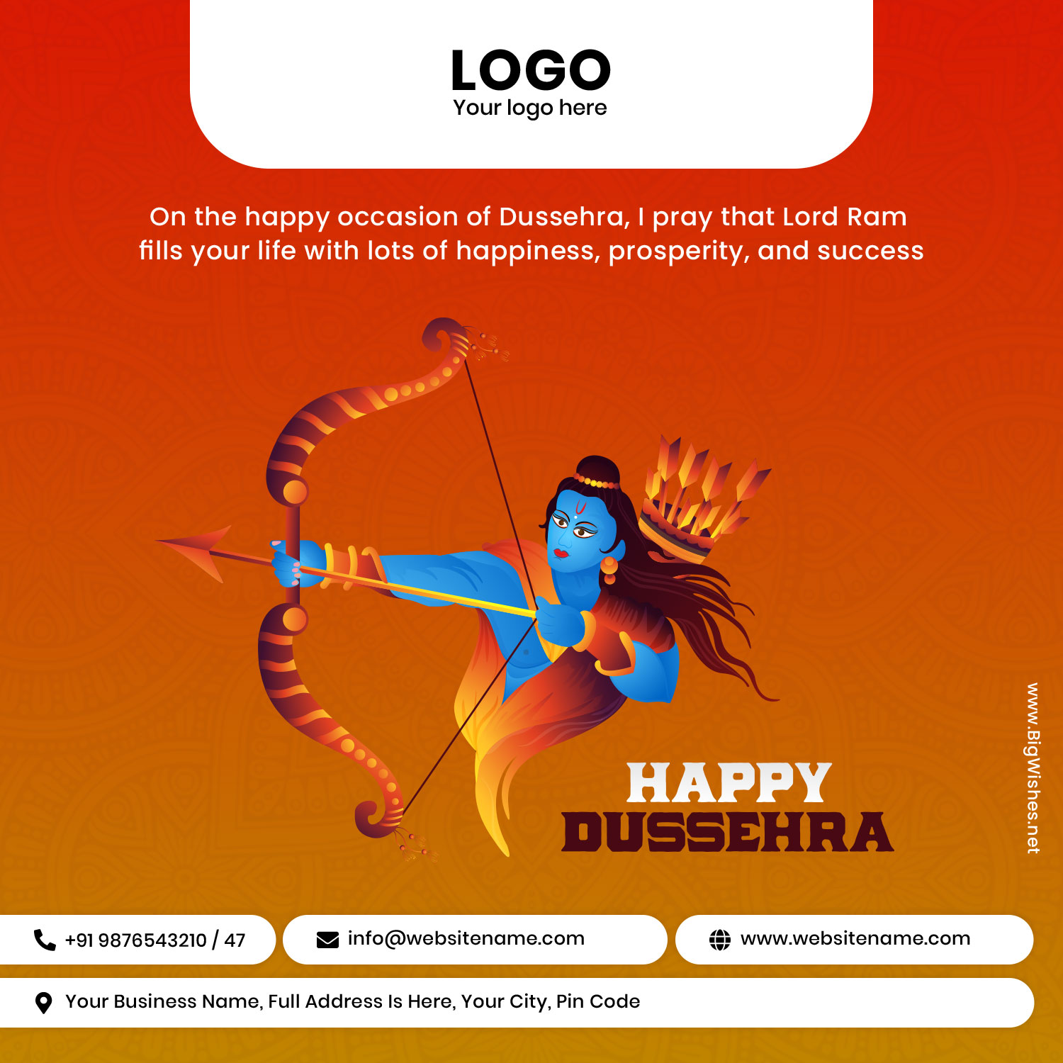 Corporate Dussehra 2024 Wishes Images