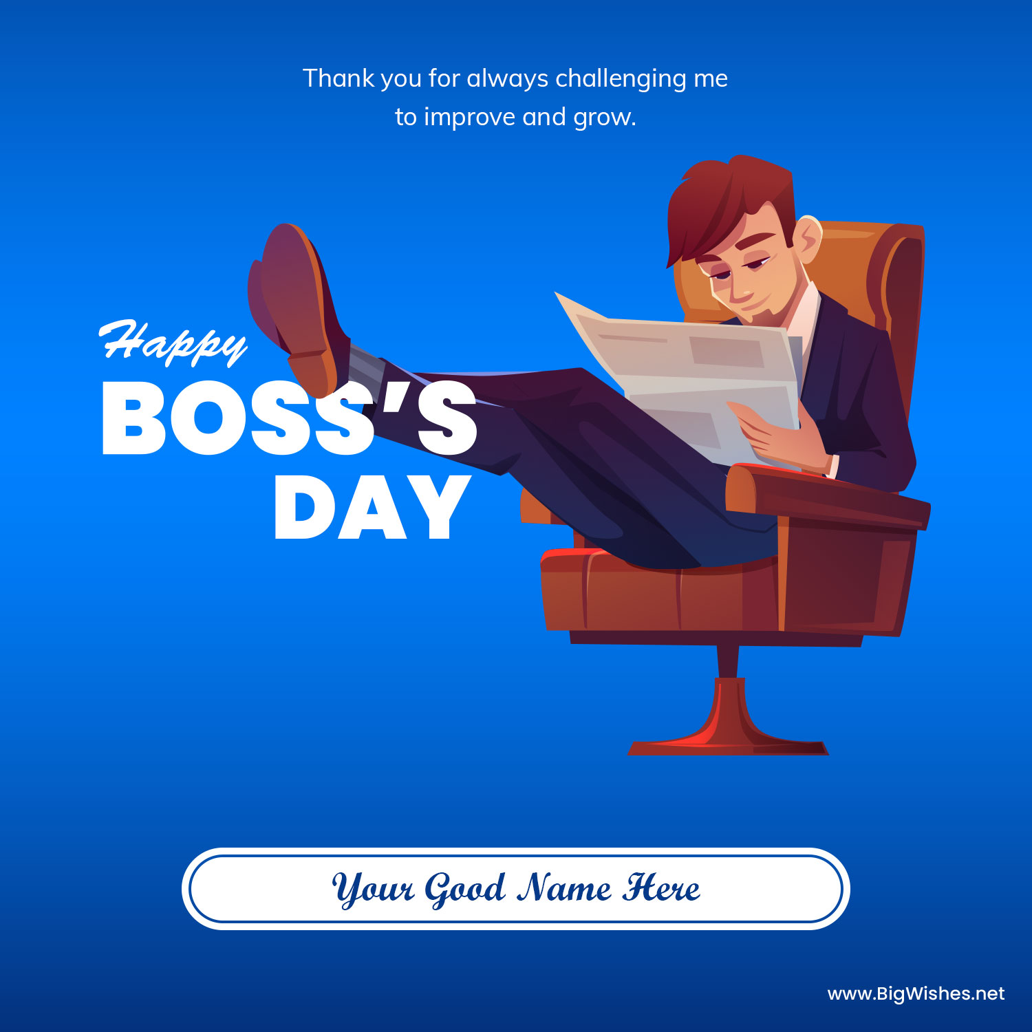 Boss's Appreciation Day 2023 Greeting Cards Download