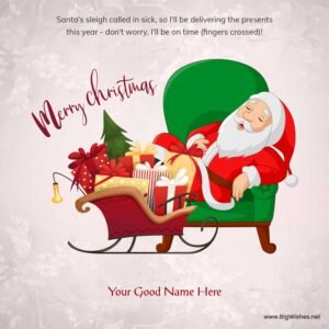 Funny Santa’s Christmas Wishes Images