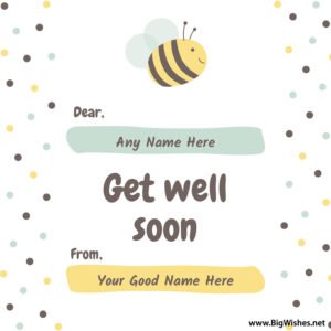 Get Well Soon Greeting Card