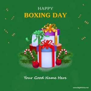 Happy Boxing Day Greeting Cards
