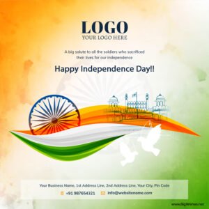 Independence Day Business Wishes Cards