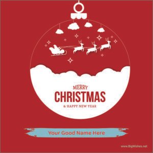 Happy New Year & Merry Christmas Wishes Images