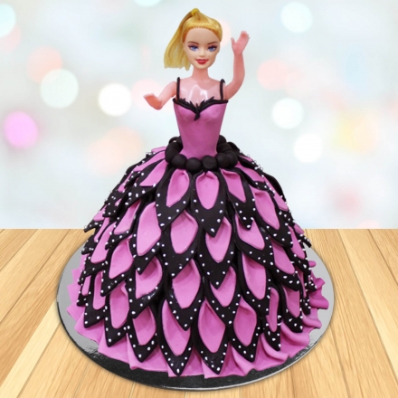 Sweet Princess Barbie Doll Cake